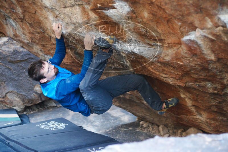 Bouldering in Hueco Tanks on 11/24/2018 with Blue Lizard Climbing and Yoga

Filename: SRM_20181124_1610280.jpg
Aperture: f/2.2
Shutter Speed: 1/250
Body: Canon EOS-1D Mark II
Lens: Canon EF 50mm f/1.8 II