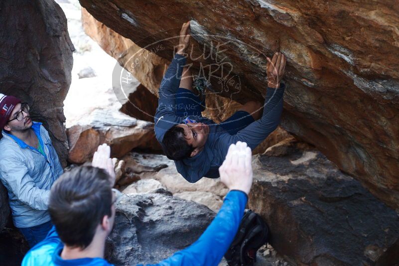 Bouldering in Hueco Tanks on 11/24/2018 with Blue Lizard Climbing and Yoga

Filename: SRM_20181124_1612550.jpg
Aperture: f/4.0
Shutter Speed: 1/250
Body: Canon EOS-1D Mark II
Lens: Canon EF 50mm f/1.8 II