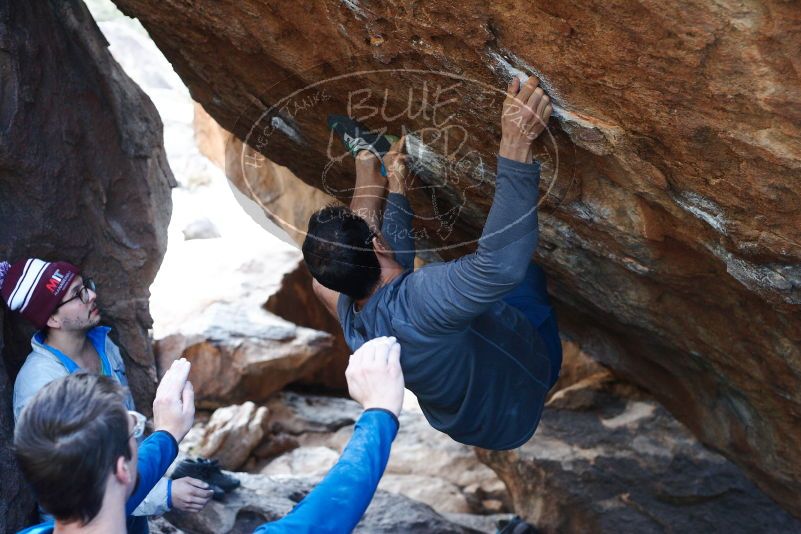 Bouldering in Hueco Tanks on 11/24/2018 with Blue Lizard Climbing and Yoga

Filename: SRM_20181124_1613011.jpg
Aperture: f/3.5
Shutter Speed: 1/250
Body: Canon EOS-1D Mark II
Lens: Canon EF 50mm f/1.8 II