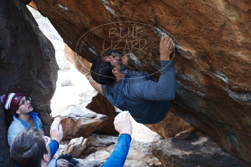 Bouldering in Hueco Tanks on 11/24/2018 with Blue Lizard Climbing and Yoga

Filename: SRM_20181124_1613020.jpg
Aperture: f/4.0
Shutter Speed: 1/250
Body: Canon EOS-1D Mark II
Lens: Canon EF 50mm f/1.8 II