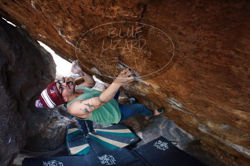 Bouldering in Hueco Tanks on 11/24/2018 with Blue Lizard Climbing and Yoga

Filename: SRM_20181124_1617160.jpg
Aperture: f/5.0
Shutter Speed: 1/200
Body: Canon EOS-1D Mark II
Lens: Canon EF 16-35mm f/2.8 L