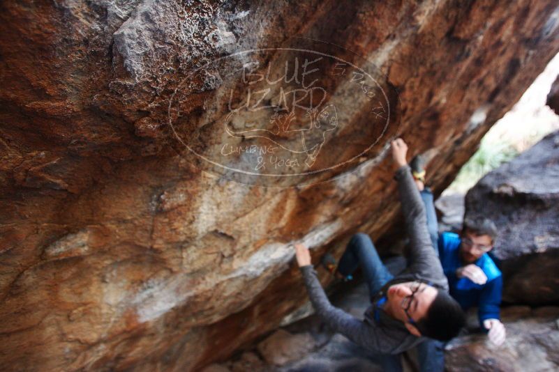 Bouldering in Hueco Tanks on 11/24/2018 with Blue Lizard Climbing and Yoga

Filename: SRM_20181124_1623490.jpg
Aperture: f/2.8
Shutter Speed: 1/250
Body: Canon EOS-1D Mark II
Lens: Canon EF 16-35mm f/2.8 L