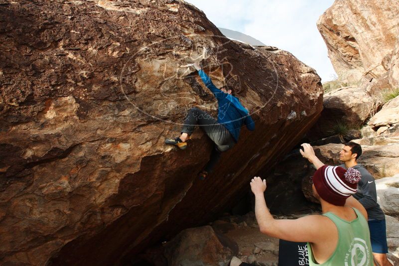 Bouldering in Hueco Tanks on 11/24/2018 with Blue Lizard Climbing and Yoga

Filename: SRM_20181124_1659040.jpg
Aperture: f/9.0
Shutter Speed: 1/250
Body: Canon EOS-1D Mark II
Lens: Canon EF 16-35mm f/2.8 L