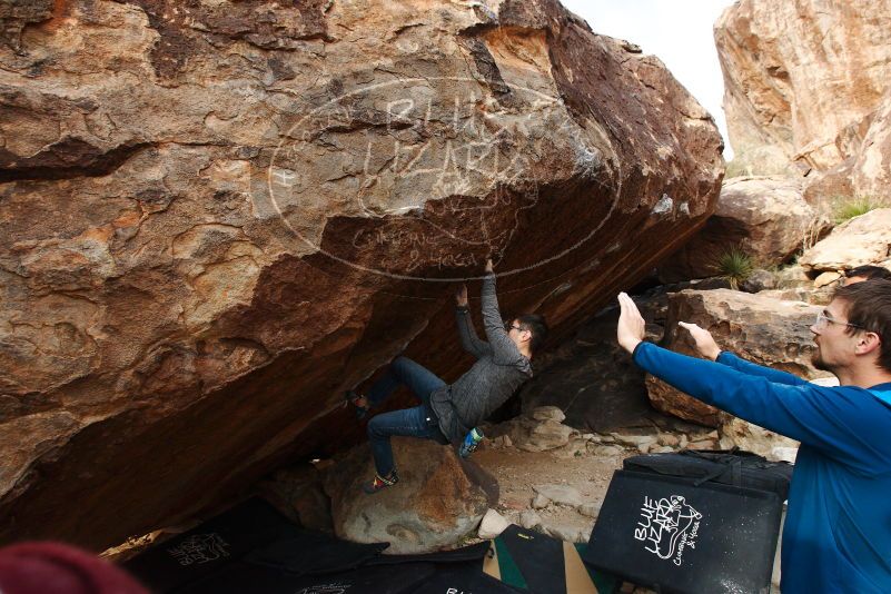 Bouldering in Hueco Tanks on 11/24/2018 with Blue Lizard Climbing and Yoga

Filename: SRM_20181124_1703580.jpg
Aperture: f/6.3
Shutter Speed: 1/250
Body: Canon EOS-1D Mark II
Lens: Canon EF 16-35mm f/2.8 L