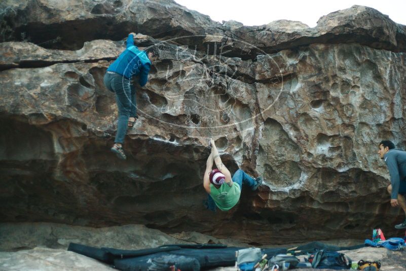 Bouldering in Hueco Tanks on 11/24/2018 with Blue Lizard Climbing and Yoga

Filename: SRM_20181124_1805450.jpg
Aperture: f/1.8
Shutter Speed: 1/160
Body: Canon EOS-1D Mark II
Lens: Canon EF 50mm f/1.8 II