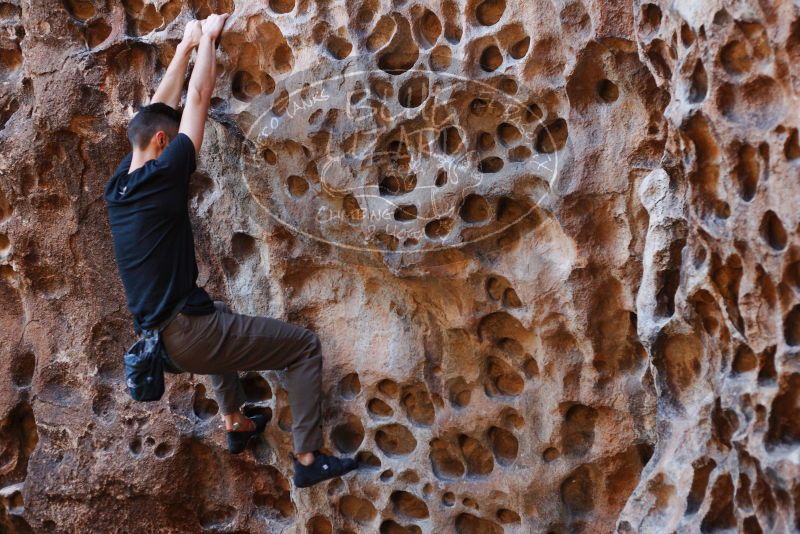 Bouldering in Hueco Tanks on 11/23/2018 with Blue Lizard Climbing and Yoga

Filename: SRM_20181123_1119430.jpg
Aperture: f/3.2
Shutter Speed: 1/160
Body: Canon EOS-1D Mark II
Lens: Canon EF 50mm f/1.8 II