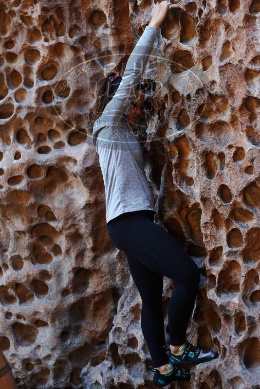 Bouldering in Hueco Tanks on 11/23/2018 with Blue Lizard Climbing and Yoga

Filename: SRM_20181123_1120521.jpg
Aperture: f/3.2
Shutter Speed: 1/200
Body: Canon EOS-1D Mark II
Lens: Canon EF 50mm f/1.8 II