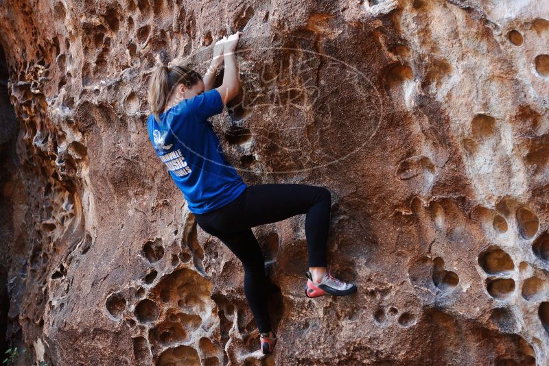 Bouldering in Hueco Tanks on 11/23/2018 with Blue Lizard Climbing and Yoga

Filename: SRM_20181123_1121100.jpg
Aperture: f/3.2
Shutter Speed: 1/125
Body: Canon EOS-1D Mark II
Lens: Canon EF 50mm f/1.8 II