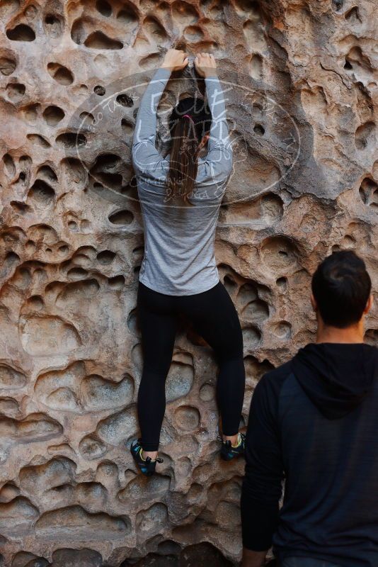 Bouldering in Hueco Tanks on 11/23/2018 with Blue Lizard Climbing and Yoga

Filename: SRM_20181123_1121360.jpg
Aperture: f/4.0
Shutter Speed: 1/160
Body: Canon EOS-1D Mark II
Lens: Canon EF 50mm f/1.8 II