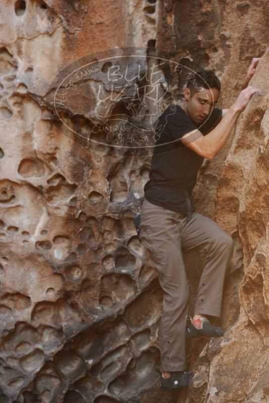 Bouldering in Hueco Tanks on 11/23/2018 with Blue Lizard Climbing and Yoga

Filename: SRM_20181123_1121410.jpg
Aperture: f/4.0
Shutter Speed: 1/160
Body: Canon EOS-1D Mark II
Lens: Canon EF 50mm f/1.8 II