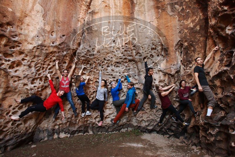 Bouldering in Hueco Tanks on 11/23/2018 with Blue Lizard Climbing and Yoga

Filename: SRM_20181123_1137260.jpg
Aperture: f/5.6
Shutter Speed: 1/60
Body: Canon EOS-1D Mark II
Lens: Canon EF 16-35mm f/2.8 L