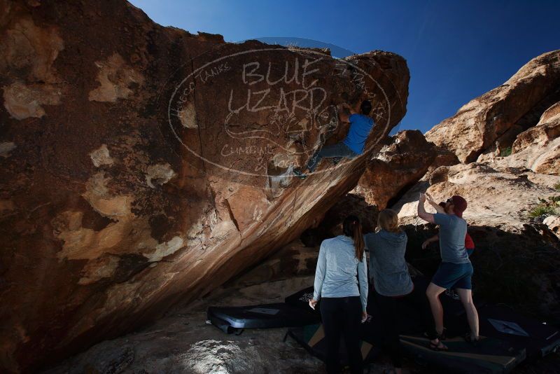 Bouldering in Hueco Tanks on 11/23/2018 with Blue Lizard Climbing and Yoga

Filename: SRM_20181123_1233470.jpg
Aperture: f/5.6
Shutter Speed: 1/250
Body: Canon EOS-1D Mark II
Lens: Canon EF 16-35mm f/2.8 L