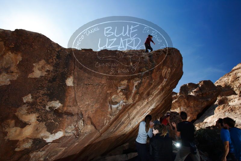 Bouldering in Hueco Tanks on 11/23/2018 with Blue Lizard Climbing and Yoga

Filename: SRM_20181123_1306180.jpg
Aperture: f/5.6
Shutter Speed: 1/250
Body: Canon EOS-1D Mark II
Lens: Canon EF 16-35mm f/2.8 L