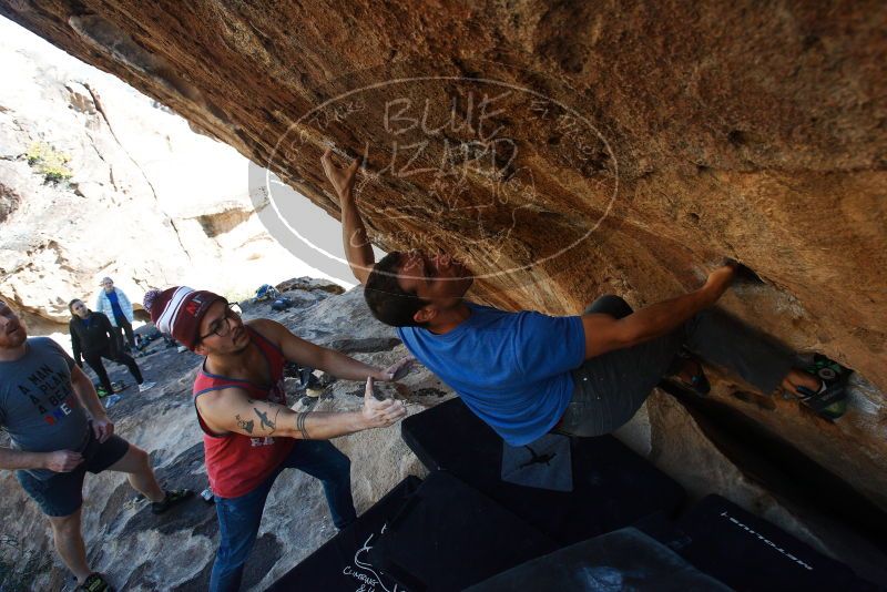 Bouldering in Hueco Tanks on 11/23/2018 with Blue Lizard Climbing and Yoga

Filename: SRM_20181123_1326070.jpg
Aperture: f/5.6
Shutter Speed: 1/800
Body: Canon EOS-1D Mark II
Lens: Canon EF 16-35mm f/2.8 L