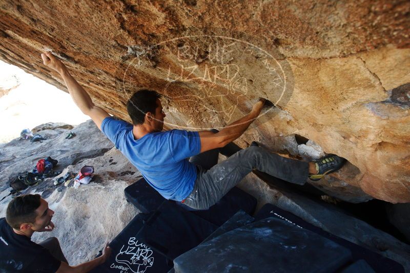 Bouldering in Hueco Tanks on 11/23/2018 with Blue Lizard Climbing and Yoga

Filename: SRM_20181123_1343520.jpg
Aperture: f/5.6
Shutter Speed: 1/320
Body: Canon EOS-1D Mark II
Lens: Canon EF 16-35mm f/2.8 L