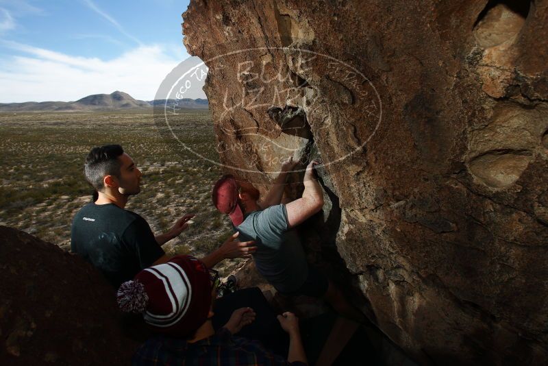 Bouldering in Hueco Tanks on 11/23/2018 with Blue Lizard Climbing and Yoga

Filename: SRM_20181123_1407470.jpg
Aperture: f/8.0
Shutter Speed: 1/250
Body: Canon EOS-1D Mark II
Lens: Canon EF 16-35mm f/2.8 L