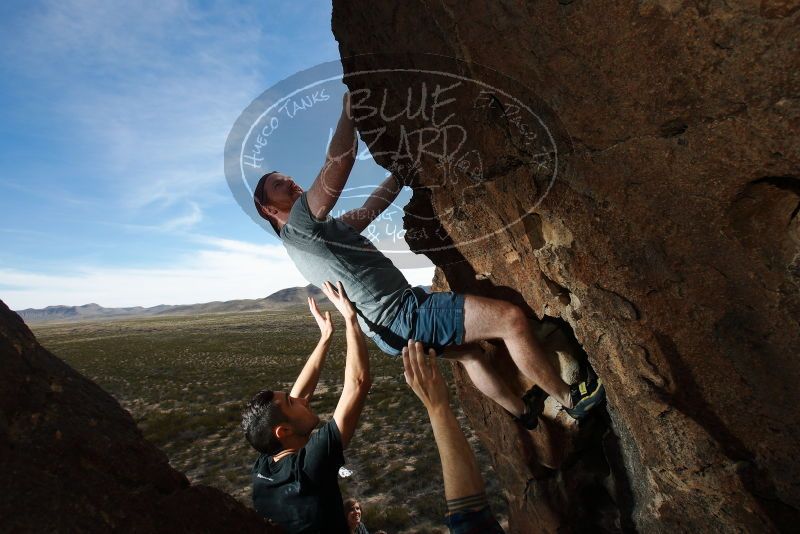 Bouldering in Hueco Tanks on 11/23/2018 with Blue Lizard Climbing and Yoga

Filename: SRM_20181123_1408040.jpg
Aperture: f/8.0
Shutter Speed: 1/250
Body: Canon EOS-1D Mark II
Lens: Canon EF 16-35mm f/2.8 L