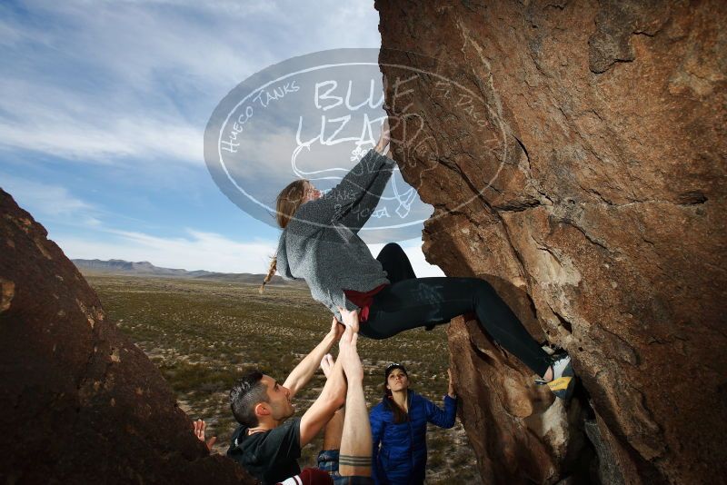 Bouldering in Hueco Tanks on 11/23/2018 with Blue Lizard Climbing and Yoga

Filename: SRM_20181123_1418320.jpg
Aperture: f/8.0
Shutter Speed: 1/250
Body: Canon EOS-1D Mark II
Lens: Canon EF 16-35mm f/2.8 L