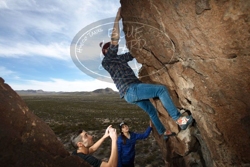 Bouldering in Hueco Tanks on 11/23/2018 with Blue Lizard Climbing and Yoga

Filename: SRM_20181123_1419310.jpg
Aperture: f/5.6
Shutter Speed: 1/250
Body: Canon EOS-1D Mark II
Lens: Canon EF 16-35mm f/2.8 L