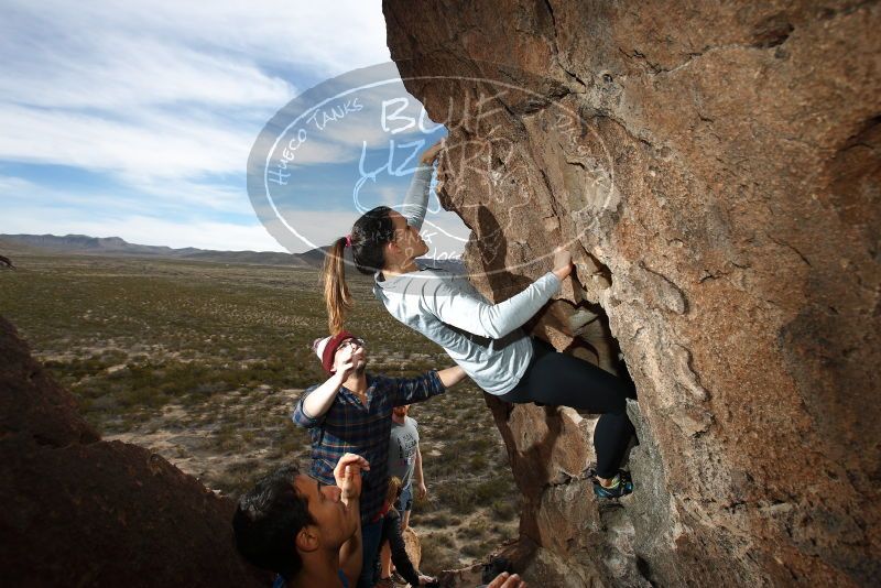 Bouldering in Hueco Tanks on 11/23/2018 with Blue Lizard Climbing and Yoga

Filename: SRM_20181123_1437100.jpg
Aperture: f/5.6
Shutter Speed: 1/250
Body: Canon EOS-1D Mark II
Lens: Canon EF 16-35mm f/2.8 L