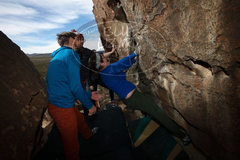 Bouldering in Hueco Tanks on 11/23/2018 with Blue Lizard Climbing and Yoga

Filename: SRM_20181123_1439090.jpg
Aperture: f/5.6
Shutter Speed: 1/250
Body: Canon EOS-1D Mark II
Lens: Canon EF 16-35mm f/2.8 L