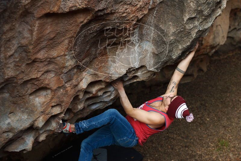 Bouldering in Hueco Tanks on 11/23/2018 with Blue Lizard Climbing and Yoga

Filename: SRM_20181123_1549290.jpg
Aperture: f/3.5
Shutter Speed: 1/250
Body: Canon EOS-1D Mark II
Lens: Canon EF 50mm f/1.8 II