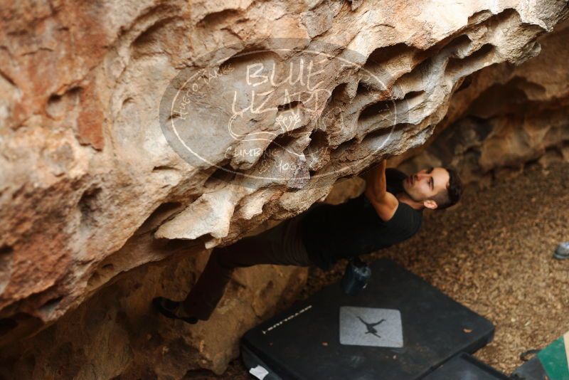 Bouldering in Hueco Tanks on 11/23/2018 with Blue Lizard Climbing and Yoga

Filename: SRM_20181123_1554090.jpg
Aperture: f/2.5
Shutter Speed: 1/250
Body: Canon EOS-1D Mark II
Lens: Canon EF 50mm f/1.8 II