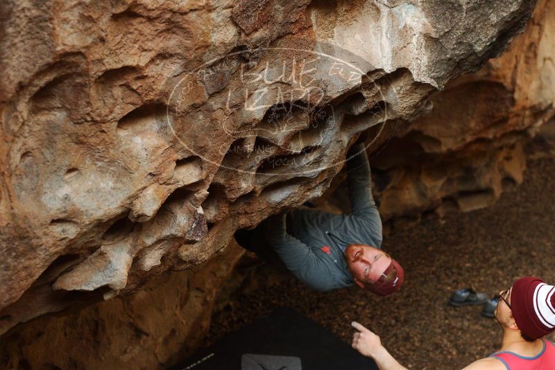 Bouldering in Hueco Tanks on 11/23/2018 with Blue Lizard Climbing and Yoga

Filename: SRM_20181123_1557110.jpg
Aperture: f/3.2
Shutter Speed: 1/250
Body: Canon EOS-1D Mark II
Lens: Canon EF 50mm f/1.8 II