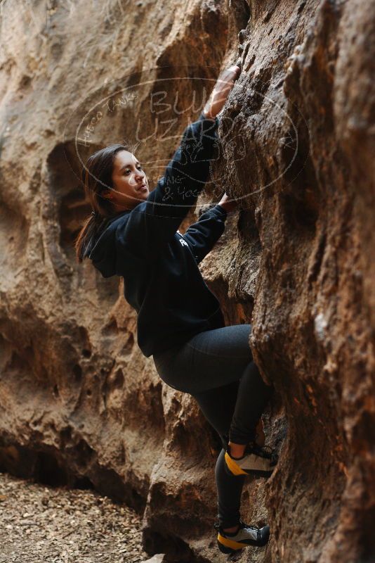 Bouldering in Hueco Tanks on 11/23/2018 with Blue Lizard Climbing and Yoga

Filename: SRM_20181123_1625520.jpg
Aperture: f/2.8
Shutter Speed: 1/100
Body: Canon EOS-1D Mark II
Lens: Canon EF 50mm f/1.8 II