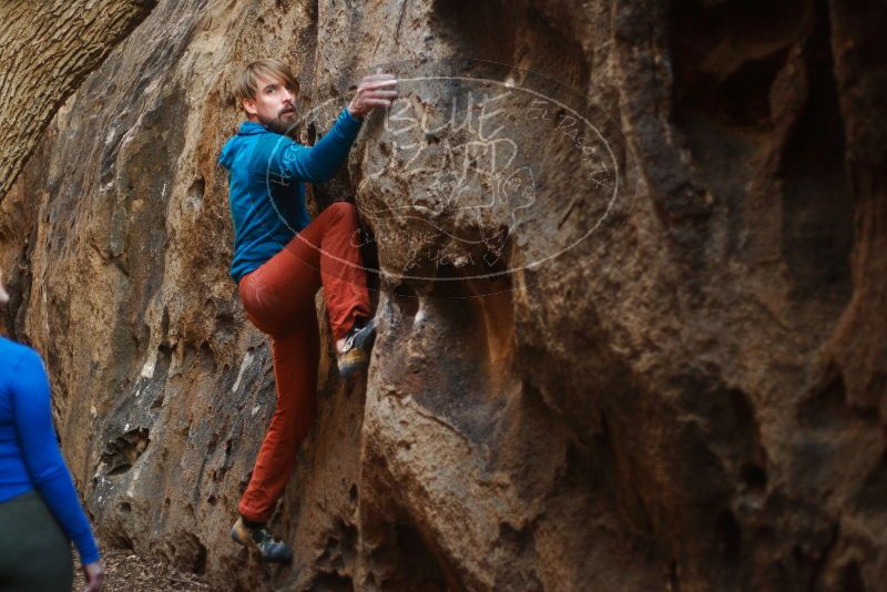 Bouldering in Hueco Tanks on 11/23/2018 with Blue Lizard Climbing and Yoga

Filename: SRM_20181123_1637570.jpg
Aperture: f/1.8
Shutter Speed: 1/250
Body: Canon EOS-1D Mark II
Lens: Canon EF 50mm f/1.8 II