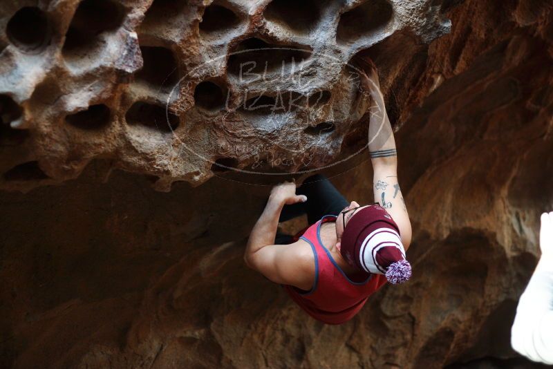 Bouldering in Hueco Tanks on 11/23/2018 with Blue Lizard Climbing and Yoga

Filename: SRM_20181123_1638240.jpg
Aperture: f/2.2
Shutter Speed: 1/250
Body: Canon EOS-1D Mark II
Lens: Canon EF 50mm f/1.8 II