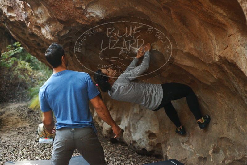 Bouldering in Hueco Tanks on 11/23/2018 with Blue Lizard Climbing and Yoga

Filename: SRM_20181123_1650540.jpg
Aperture: f/2.5
Shutter Speed: 1/160
Body: Canon EOS-1D Mark II
Lens: Canon EF 50mm f/1.8 II