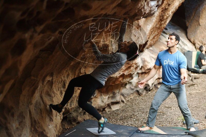 Bouldering in Hueco Tanks on 11/23/2018 with Blue Lizard Climbing and Yoga

Filename: SRM_20181123_1651370.jpg
Aperture: f/2.5
Shutter Speed: 1/160
Body: Canon EOS-1D Mark II
Lens: Canon EF 50mm f/1.8 II