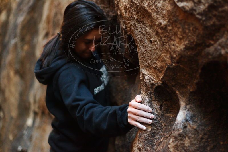 Bouldering in Hueco Tanks on 11/23/2018 with Blue Lizard Climbing and Yoga

Filename: SRM_20181123_1658590.jpg
Aperture: f/1.8
Shutter Speed: 1/160
Body: Canon EOS-1D Mark II
Lens: Canon EF 50mm f/1.8 II