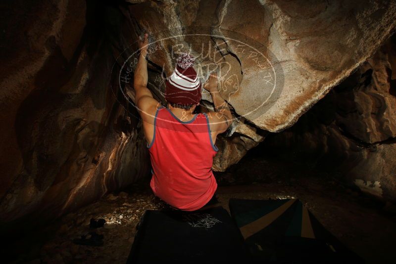 Bouldering in Hueco Tanks on 11/23/2018 with Blue Lizard Climbing and Yoga

Filename: SRM_20181123_1738520.jpg
Aperture: f/8.0
Shutter Speed: 1/250
Body: Canon EOS-1D Mark II
Lens: Canon EF 16-35mm f/2.8 L