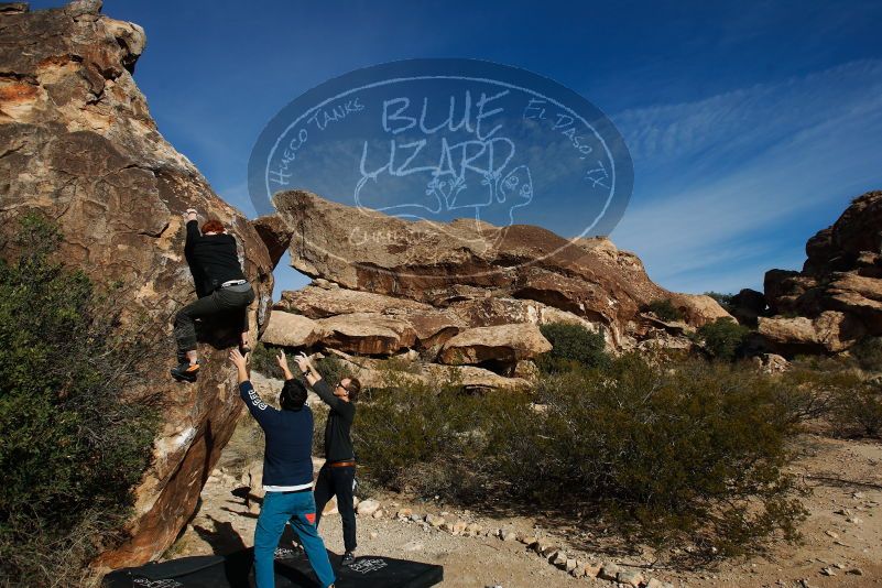 Bouldering in Hueco Tanks on 11/22/2018 with Blue Lizard Climbing and Yoga

Filename: SRM_20181122_1025530.jpg
Aperture: f/5.6
Shutter Speed: 1/1000
Body: Canon EOS-1D Mark II
Lens: Canon EF 16-35mm f/2.8 L