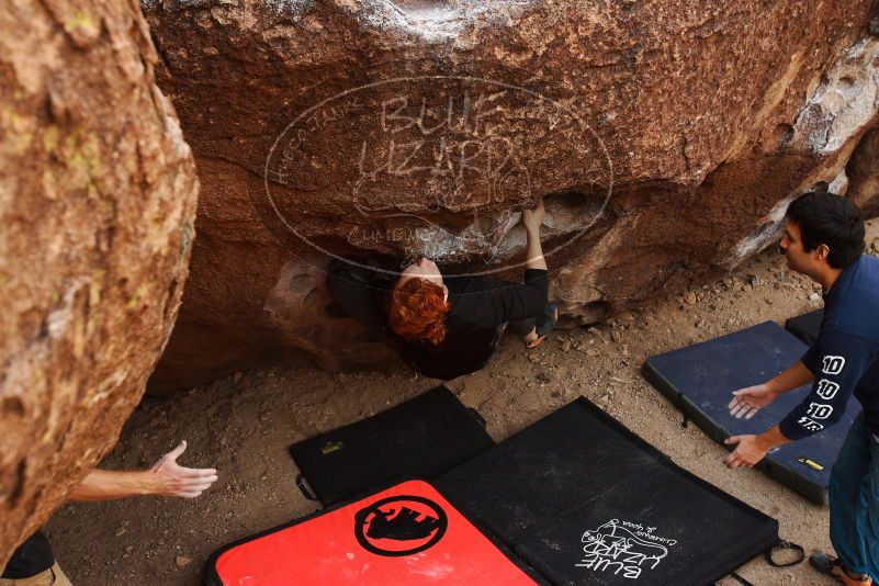 Bouldering in Hueco Tanks on 11/22/2018 with Blue Lizard Climbing and Yoga

Filename: SRM_20181122_1059000.jpg
Aperture: f/5.0
Shutter Speed: 1/320
Body: Canon EOS-1D Mark II
Lens: Canon EF 16-35mm f/2.8 L