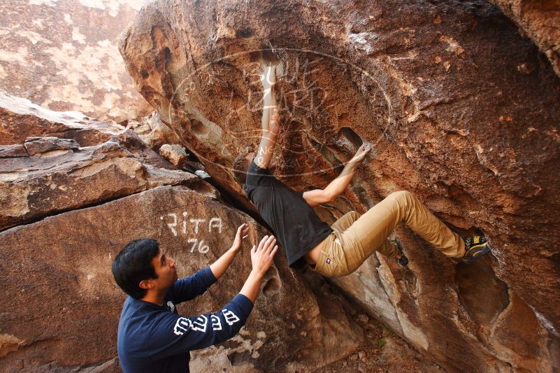 Bouldering in Hueco Tanks on 11/22/2018 with Blue Lizard Climbing and Yoga

Filename: SRM_20181122_1102400.jpg
Aperture: f/4.0
Shutter Speed: 1/500
Body: Canon EOS-1D Mark II
Lens: Canon EF 16-35mm f/2.8 L