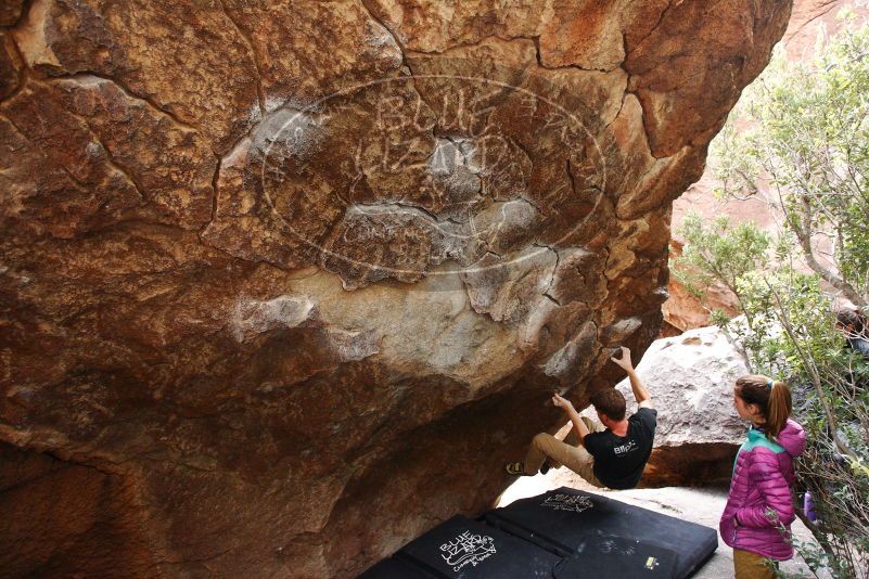 Bouldering in Hueco Tanks on 11/22/2018 with Blue Lizard Climbing and Yoga

Filename: SRM_20181122_1155350.jpg
Aperture: f/4.0
Shutter Speed: 1/400
Body: Canon EOS-1D Mark II
Lens: Canon EF 16-35mm f/2.8 L