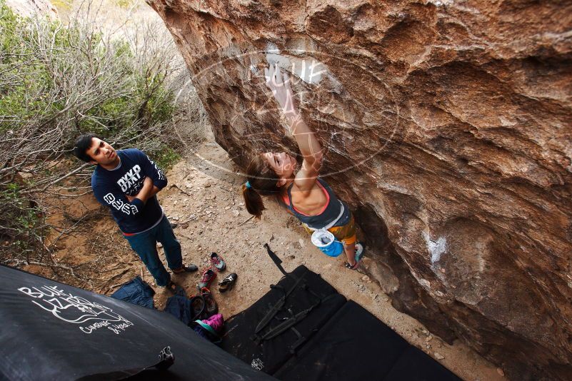 Bouldering in Hueco Tanks on 11/22/2018 with Blue Lizard Climbing and Yoga

Filename: SRM_20181122_1223450.jpg
Aperture: f/5.6
Shutter Speed: 1/250
Body: Canon EOS-1D Mark II
Lens: Canon EF 16-35mm f/2.8 L