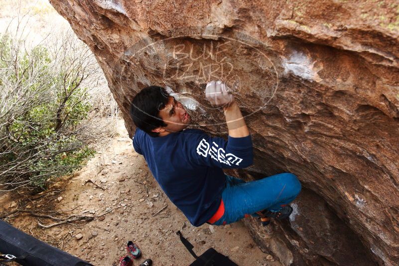 Bouldering in Hueco Tanks on 11/22/2018 with Blue Lizard Climbing and Yoga

Filename: SRM_20181122_1228330.jpg
Aperture: f/5.6
Shutter Speed: 1/320
Body: Canon EOS-1D Mark II
Lens: Canon EF 16-35mm f/2.8 L