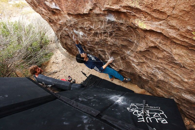 Bouldering in Hueco Tanks on 11/22/2018 with Blue Lizard Climbing and Yoga

Filename: SRM_20181122_1238520.jpg
Aperture: f/5.6
Shutter Speed: 1/320
Body: Canon EOS-1D Mark II
Lens: Canon EF 16-35mm f/2.8 L