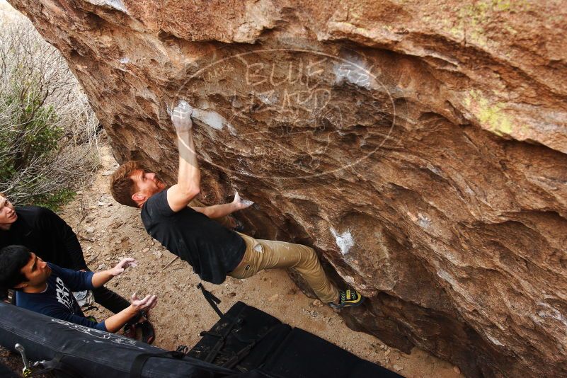 Bouldering in Hueco Tanks on 11/22/2018 with Blue Lizard Climbing and Yoga

Filename: SRM_20181122_1255210.jpg
Aperture: f/5.6
Shutter Speed: 1/400
Body: Canon EOS-1D Mark II
Lens: Canon EF 16-35mm f/2.8 L