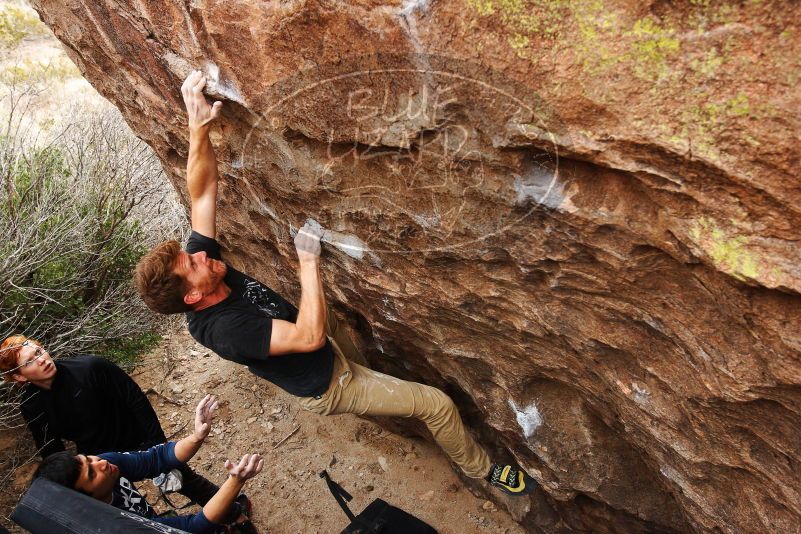 Bouldering in Hueco Tanks on 11/22/2018 with Blue Lizard Climbing and Yoga

Filename: SRM_20181122_1255260.jpg
Aperture: f/5.6
Shutter Speed: 1/400
Body: Canon EOS-1D Mark II
Lens: Canon EF 16-35mm f/2.8 L