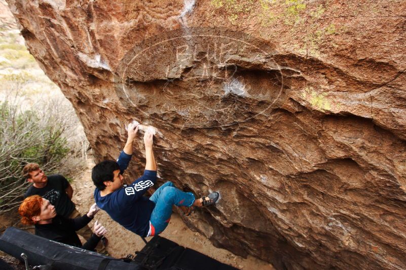 Bouldering in Hueco Tanks on 11/22/2018 with Blue Lizard Climbing and Yoga

Filename: SRM_20181122_1256340.jpg
Aperture: f/5.6
Shutter Speed: 1/400
Body: Canon EOS-1D Mark II
Lens: Canon EF 16-35mm f/2.8 L