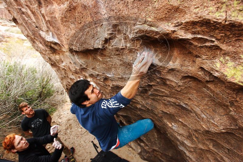 Bouldering in Hueco Tanks on 11/22/2018 with Blue Lizard Climbing and Yoga

Filename: SRM_20181122_1256351.jpg
Aperture: f/5.6
Shutter Speed: 1/320
Body: Canon EOS-1D Mark II
Lens: Canon EF 16-35mm f/2.8 L