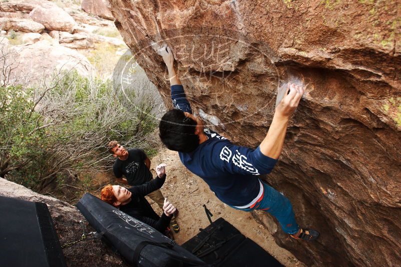 Bouldering in Hueco Tanks on 11/22/2018 with Blue Lizard Climbing and Yoga

Filename: SRM_20181122_1256410.jpg
Aperture: f/5.6
Shutter Speed: 1/400
Body: Canon EOS-1D Mark II
Lens: Canon EF 16-35mm f/2.8 L