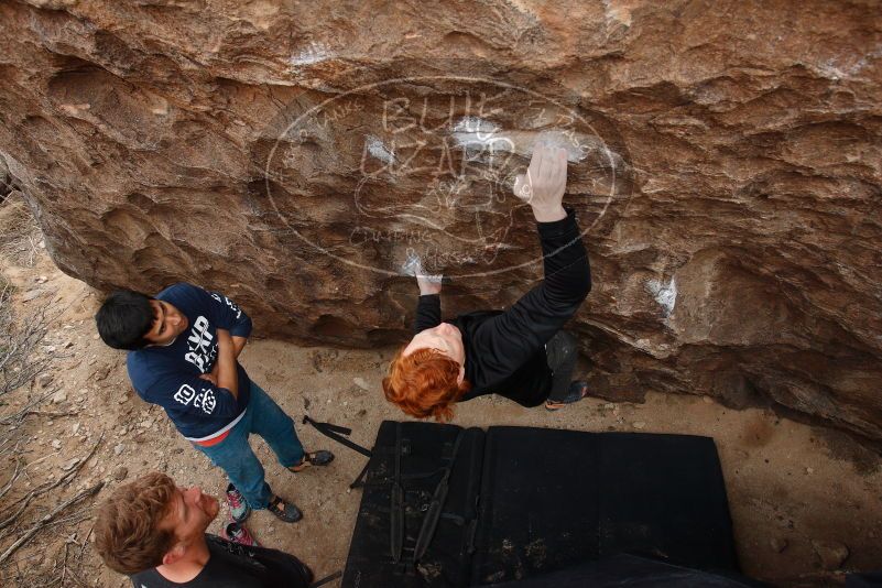 Bouldering in Hueco Tanks on 11/22/2018 with Blue Lizard Climbing and Yoga

Filename: SRM_20181122_1257450.jpg
Aperture: f/5.6
Shutter Speed: 1/320
Body: Canon EOS-1D Mark II
Lens: Canon EF 16-35mm f/2.8 L