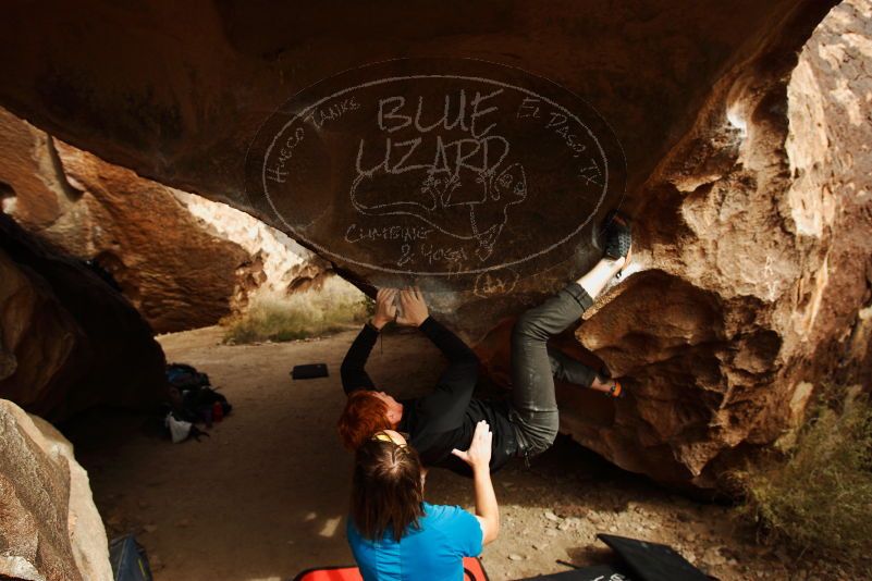 Bouldering in Hueco Tanks on 11/22/2018 with Blue Lizard Climbing and Yoga

Filename: SRM_20181122_1320040.jpg
Aperture: f/5.6
Shutter Speed: 1/800
Body: Canon EOS-1D Mark II
Lens: Canon EF 16-35mm f/2.8 L