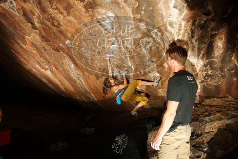 Bouldering in Hueco Tanks on 11/22/2018 with Blue Lizard Climbing and Yoga

Filename: SRM_20181122_1454160.jpg
Aperture: f/8.0
Shutter Speed: 1/250
Body: Canon EOS-1D Mark II
Lens: Canon EF 16-35mm f/2.8 L